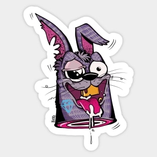 Mad rabbit Sticker